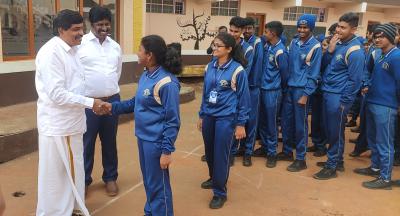 Dr. KAVIDASAN Visit @ ICS 10-01-2024