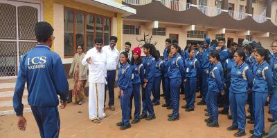 Dr. KAVIDASAN Visit @ ICS 10-01-2024