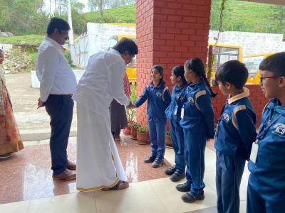 Dr. KAVIDASAN Visit @ ICS 10-01-2024